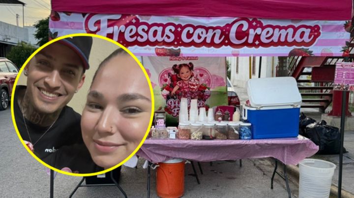 Padres emprenden venta de fresas con crema en Apodaca para pagar tratamiento a su hija