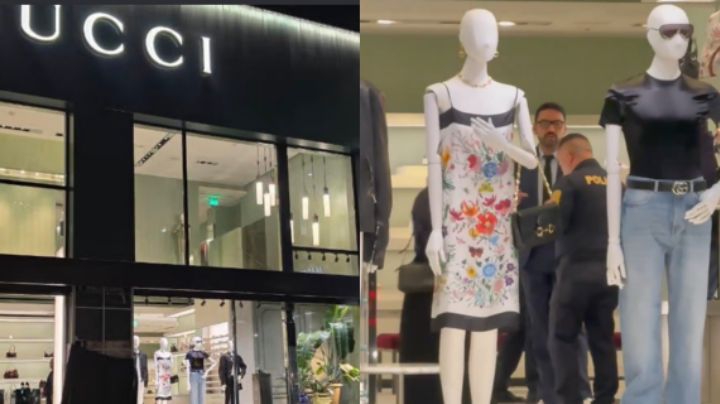 Hombres se hacen pasar por clientes y asaltan tienda Gucci en Polanco, CDMX