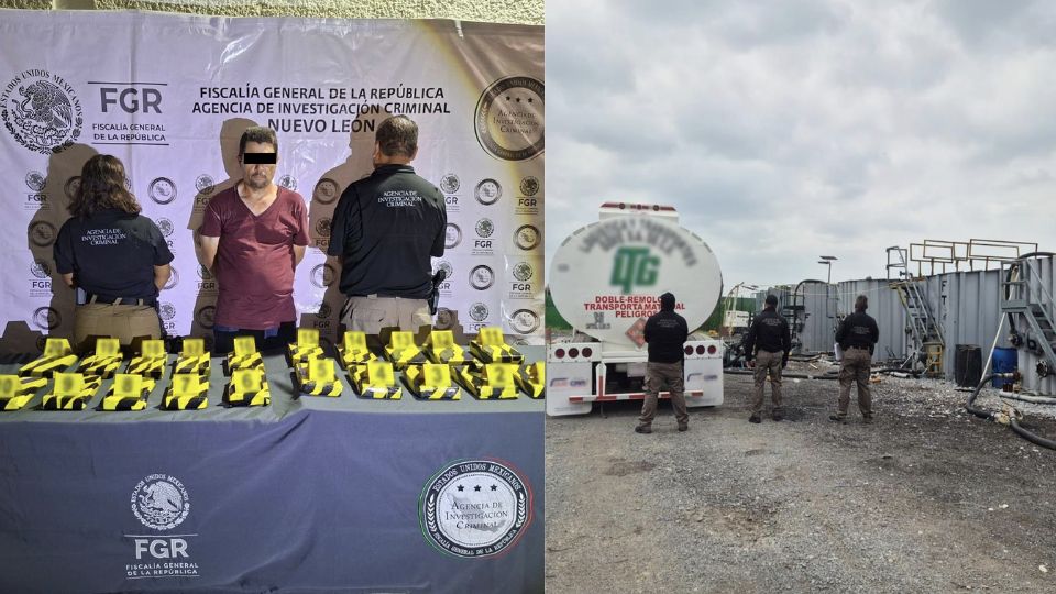 La Fiscalía General de la República (FGR) y la Secretaria de Seguridad y Protección Ciudadana (SSPC) realizaron una serie de operativos en municipios de Nuevo León.