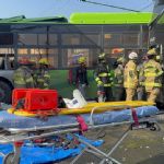 Revelan lista de personas lesionadas tras choque de autobús y camión en Monterrey