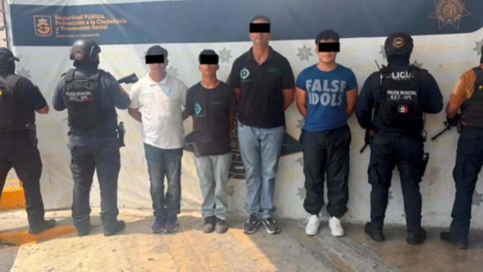 Detenidos en Guadalupe.