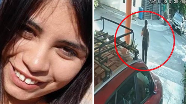 Desaparece joven al salir de su trabajo en Escobedo: Esto captaron cámaras de vigilancia