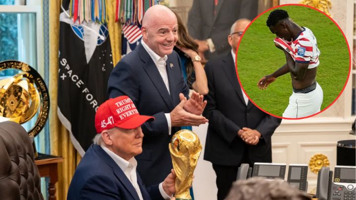 Acepta Trump que pidió a Infantino revisar tarjeta roja de Folarin Balogun