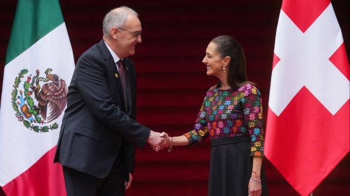 Se reúne Sheinbaum con presidente de Suiza; acuerdan impulsar inversiones
