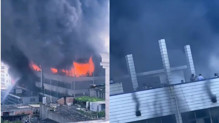 Incendio en una fábrica de calzado en China deja varias víctimas y personas atrapadas