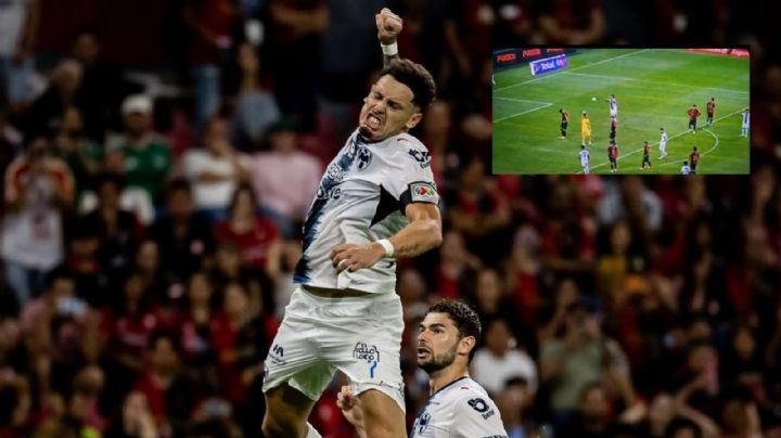 ¿Agresión de Lucas Ocapos? Esto hizo el jugador de Rayados antes de anotar contra Atlas