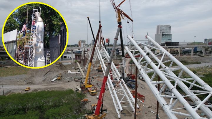 Una estatua gigante será colocada en avenida Constitución: Vecinos revelan fotos