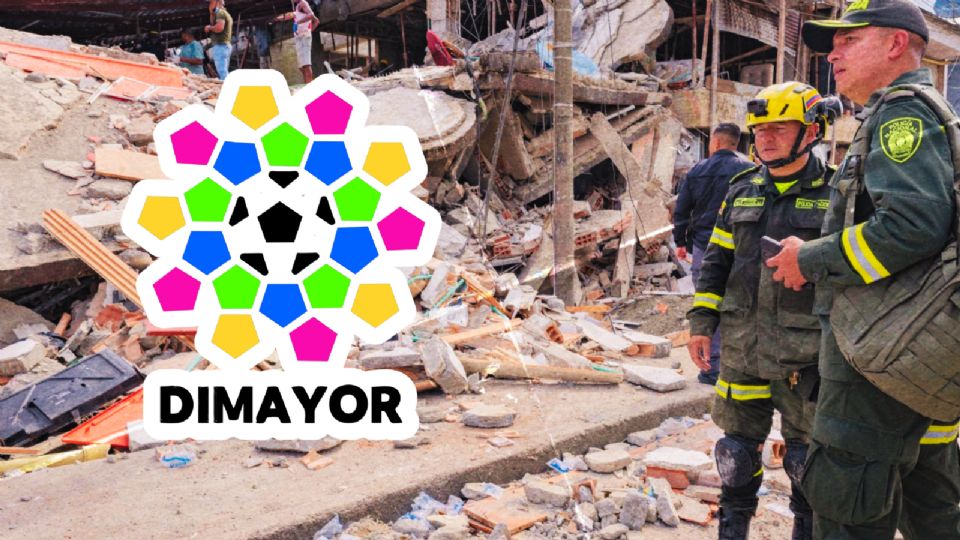 El fútbol colombiano se detiene por el terremoto.