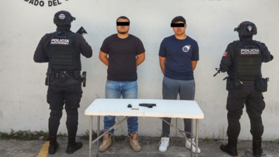 Detenidos en Monterrey.
