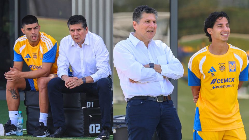 Carlos Emilio González dialoga con Brunetta y Lainez CET Tigres