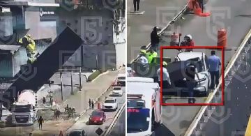 Muere mujer aplastada por estructura mientras circulaba por avenida de Edomex