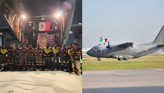 México envía tercer vuelo con ayuda humanitaria a Colombia tras sismo