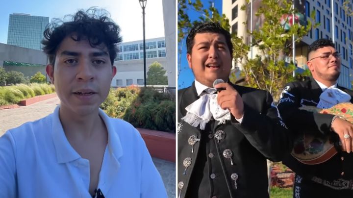 Mariachi canta canción ofensiva frente a hotel que corrió a influencer en Escobedo