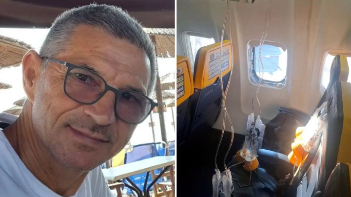 Así fue el accidente que dejó un pasajero succionado por la ventana de un avión