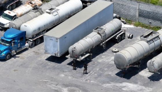 Golpe al huachicoleo: aseguran 467 mil litros de hidrocarburo en Salinas Victoria