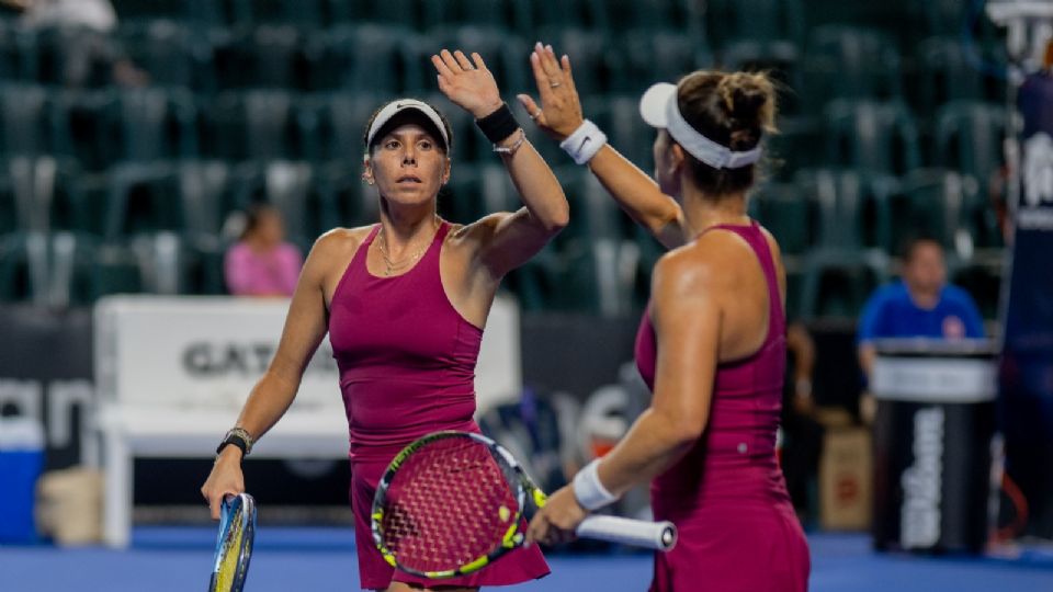 Giuliana Olmos y Desirae Krawczyk cayeron en Cuartos de Final del Abierto GNP Seguros