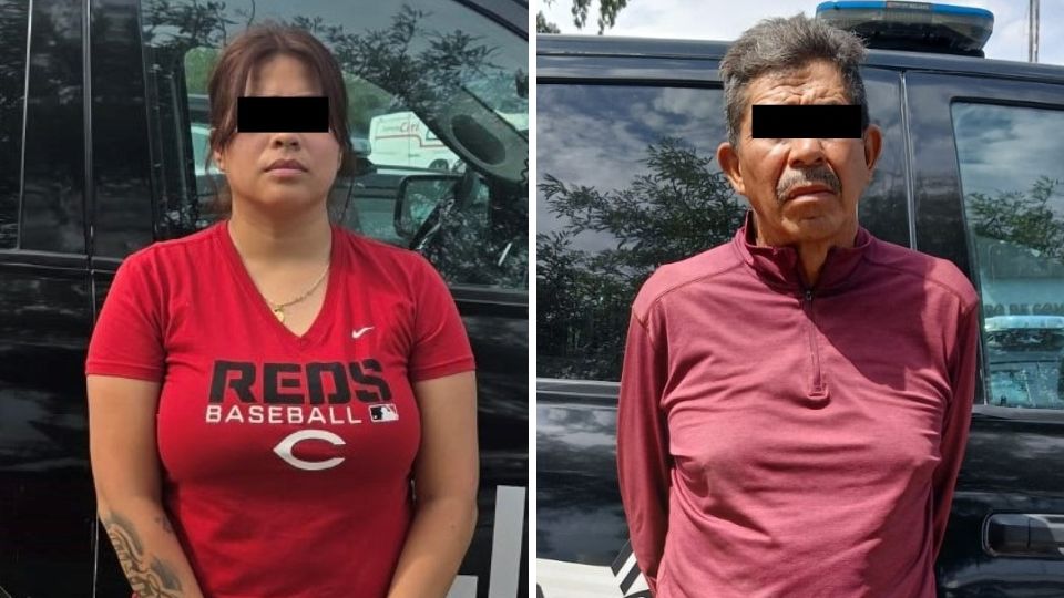Mujer y hombre detenidos por robo de cadena de oro