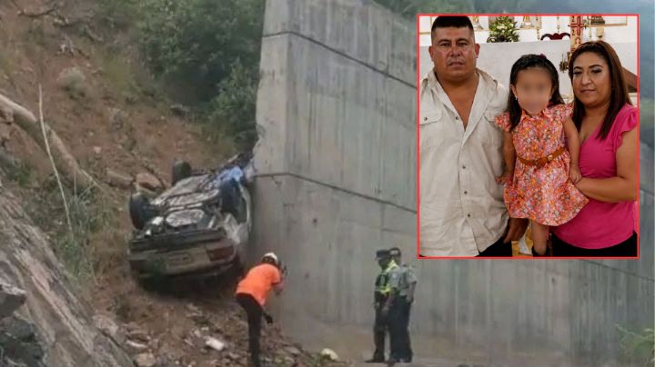 Identifican a víctimas que se desbarrancaron en Iturbide; era una familia