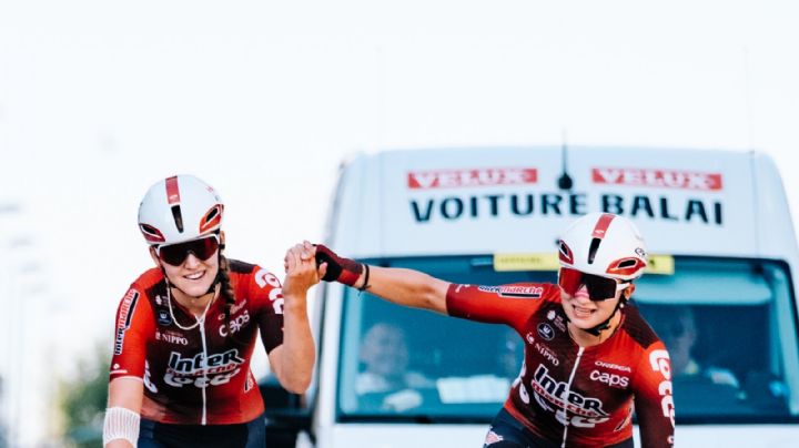 Romina Hinojosa completa la tercera etapa del Tour de Francia Femenino
