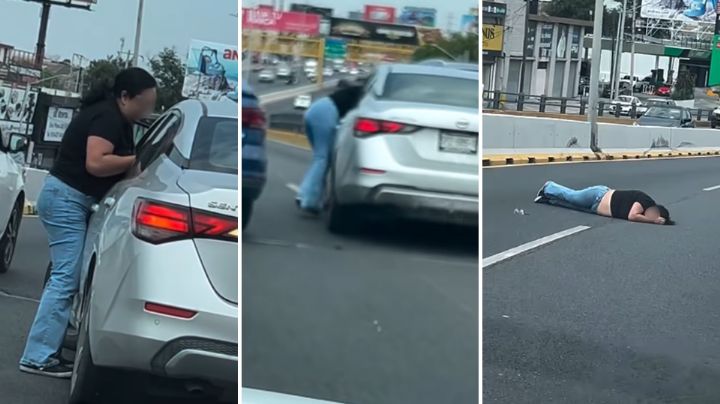 Video: Mujer reclama choque y es arrastrada varios metros por auto en Monterrey