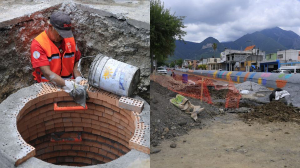 Obras pluviales en Guadalupe.