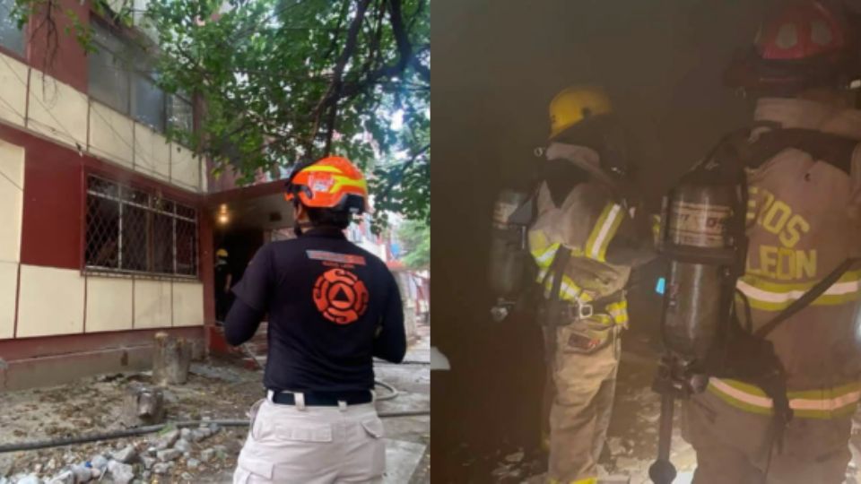 Bomberos de Nuevo León.