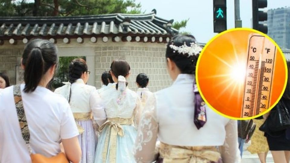 Calor en Corea del Sur.