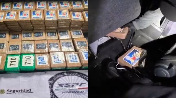 Aseguran 217 kilogramos de cocaína ocultos en un compartimento de carga en CDMX