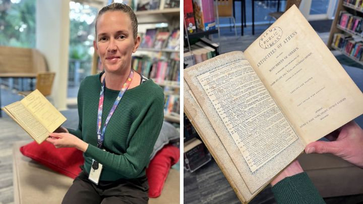 Biblioteca recupera libro perdido que prestó hace 150 años en Australia