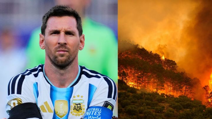 Messi dona 80.000 euros para la reconstrucción de zonas afectadas por incendio en Madrid