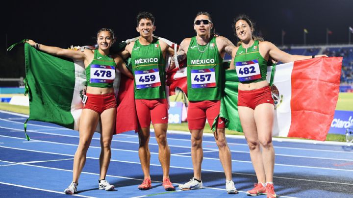 México logra bronce y récord en relevo mixto 4x100 en Santo Domingo 2026