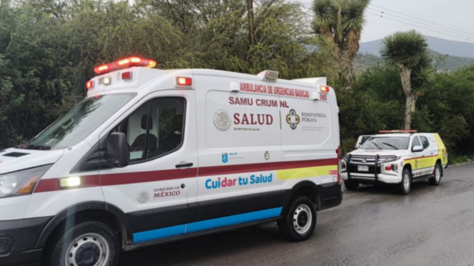 Ambulancias en Galeana, Nuevo León.