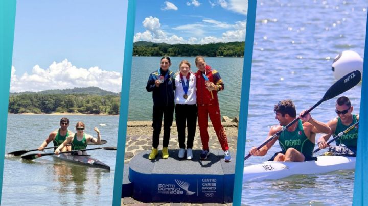 México suma oros en canotaje, natación artística y tiro deportivo en Santo Domingo 2026