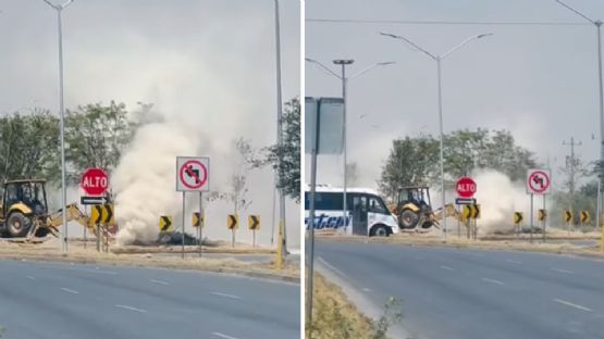 Surge mega-fuga de gas en García; autoridades piden evitar la zona