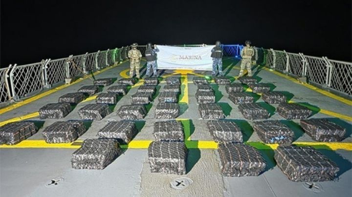 Decomisan más de una tonelada de cocaína en Acapulco