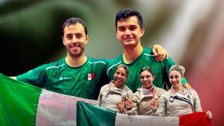 México gana cuatro oros y una plata en tenis de mesa, esgrima y natación artística en Santo Domingo 2026