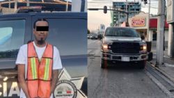 Detienen a hombre que conducía camioneta con reporte de robo