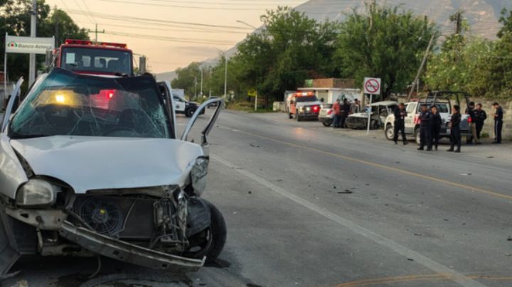 Choque deja hombre herido en Hidalgo, NL