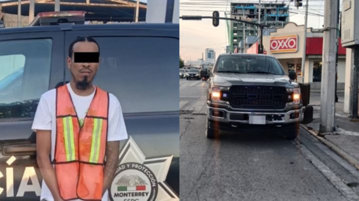Detienen a hombre que conducía camioneta con reporte de robo