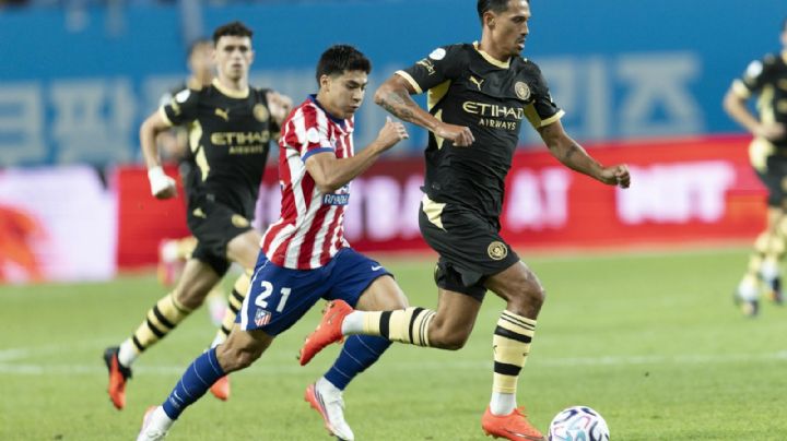 Atlético de Madrid cae contra Manchester City en amistoso con Obed Vargas de titular
