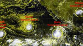 Tres tormentas y un huracán irrumpen en el Atlántico y el Pacifico, ¿Impactarán a México?