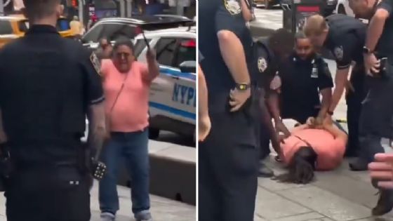 Policía abate a mujer tras acuchillar a dos personas en Times Square