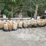 Catean inmueble en Santiago y aseguran 50 bidones con hidrocarburo