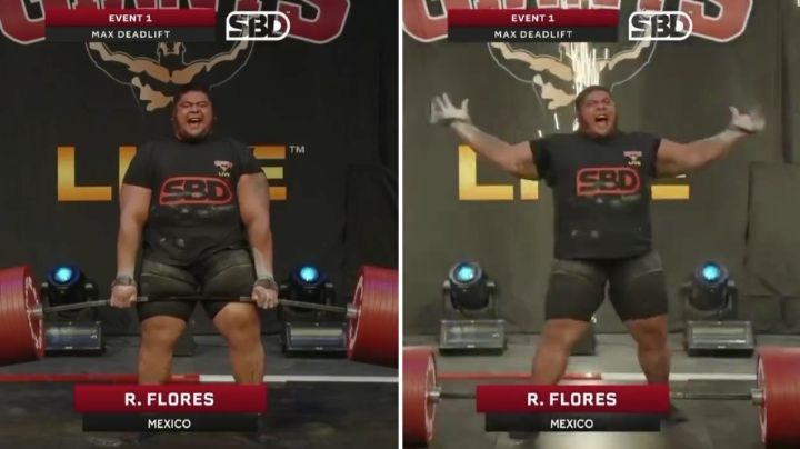 Mexicano se convierte en el hombre más fuerte del mundo; levanta más de media tonelada