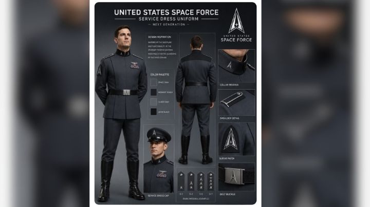 Comparan uniforme de Fuerza Espacial de EU con traje nazi